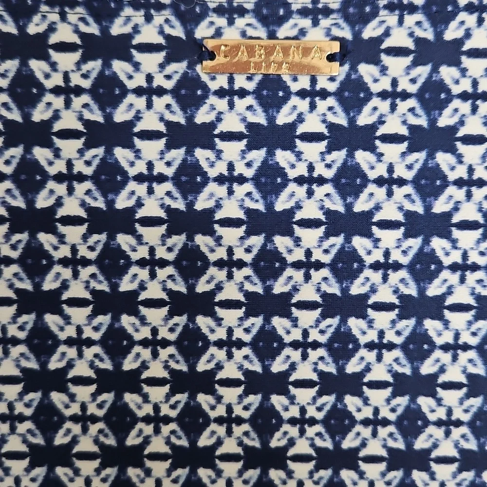 Cabana Life Navy & White Long Sleeve Shift Dress NWT | Size Small - Picture 3 of 8